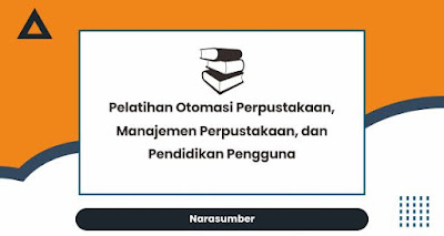 Narasumber pelatihan pengguna di Perpustakaan