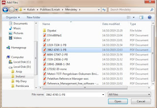 Add files di mendeley
