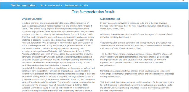 Aplikasi resume otomatis Text Summarization