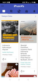 Pencarian iPusnas - Baca buku digital