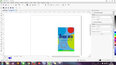 membuat desain coreldraw