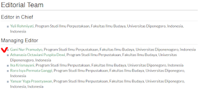 dosen baru jadi editor