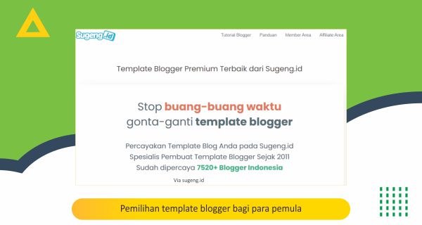 cara memilih template blogger yang baik dan benar sesuai pengalaman saya