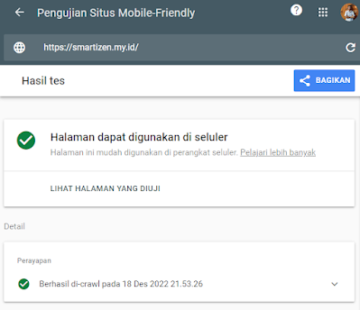 Newkarma berdasarkan aspek mobile friendly