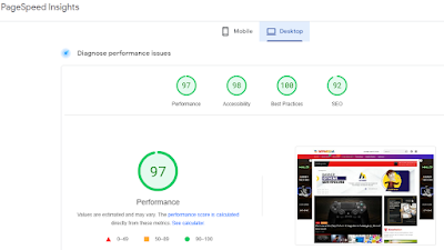 Penilaian Wpmedia aspek pagespeed insight Penilaian Wpmedia aspek pagespeed insight