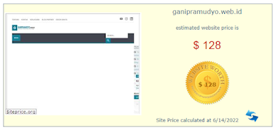 Nilai Siteprice dari blog mas gani Nilai Siteprice dari blog mas gani